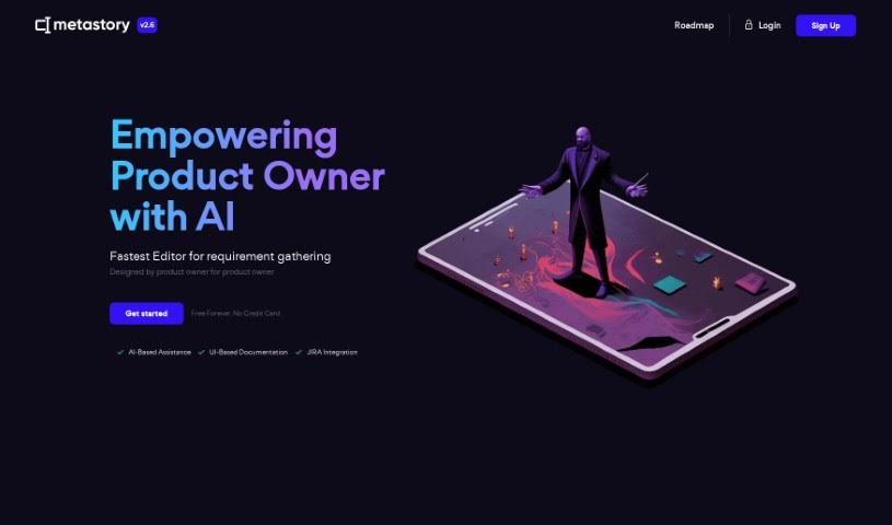 Screenshot of Metastory