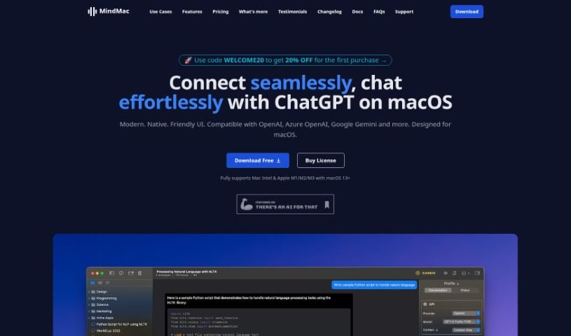 Screenshot of MindMac