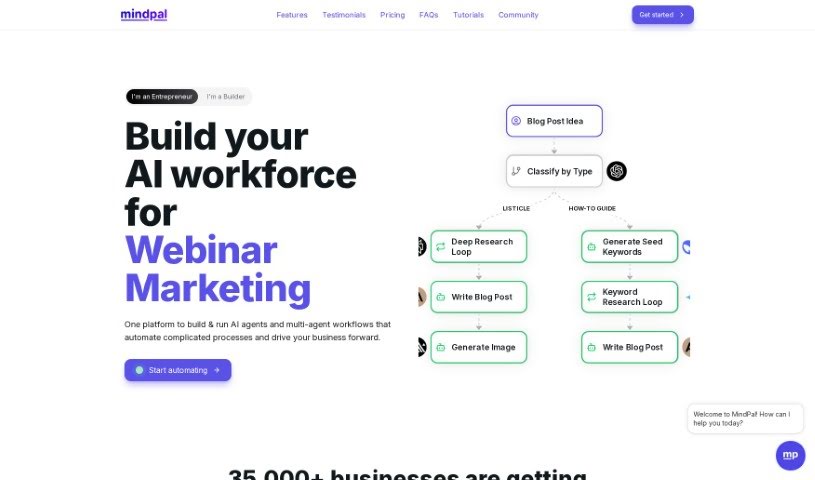 Screenshot of MindPal Space