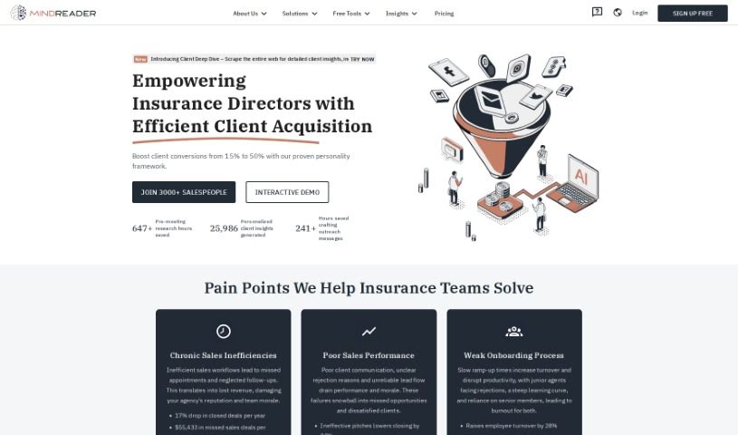 Screenshot of Mindreader