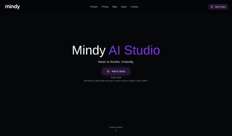 Screenshot of Mindy