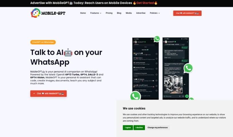 Screenshot of Mobilegpt