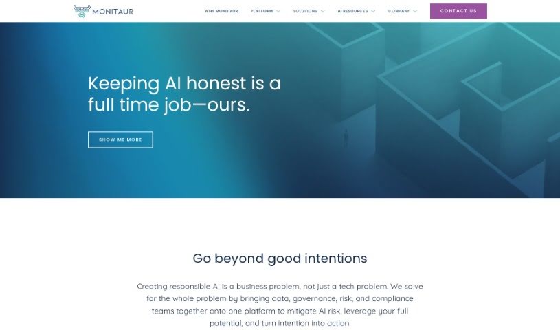 Screenshot of Monitaur