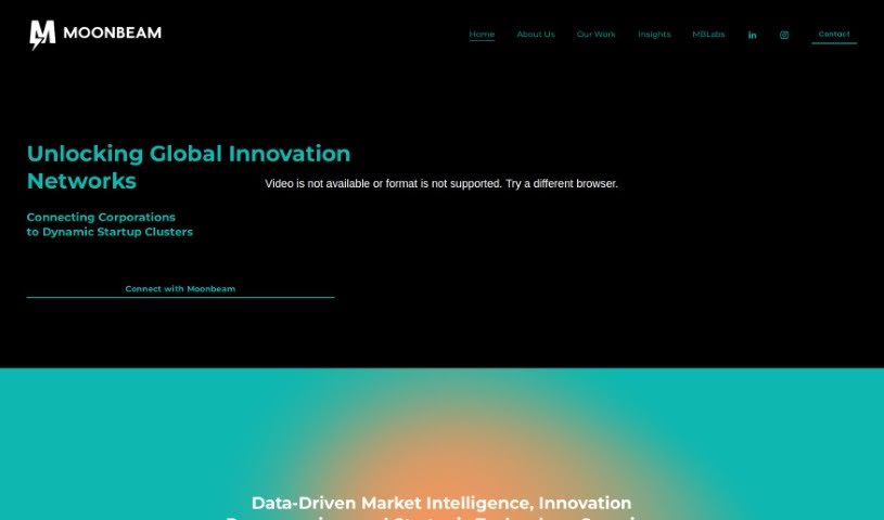 Screenshot of Moonbeam Exchange