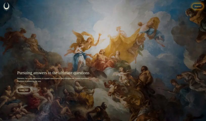 Screenshot of Morpheus-1 by Prophetic AI