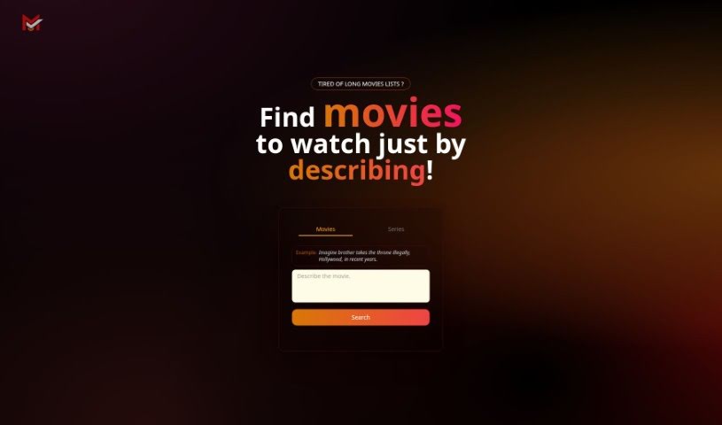 Screenshot of MovieUncover