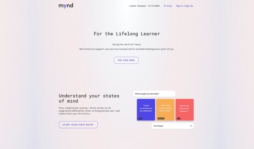 Screenshot of Mynd