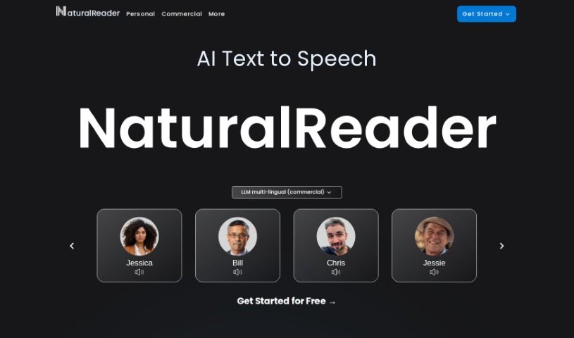 Screenshot of NaturalReader
