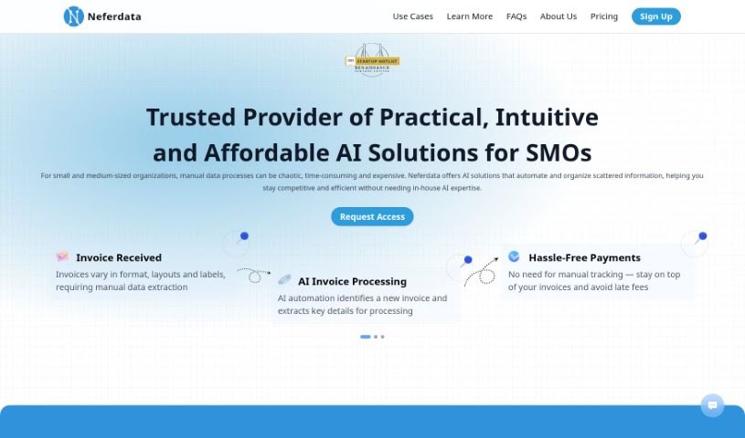 Screenshot of Neferdata