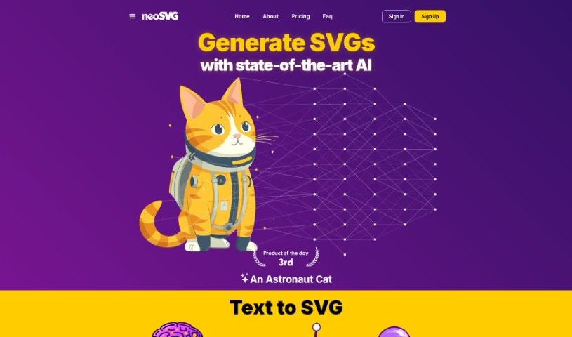 Screenshot of neoSVG