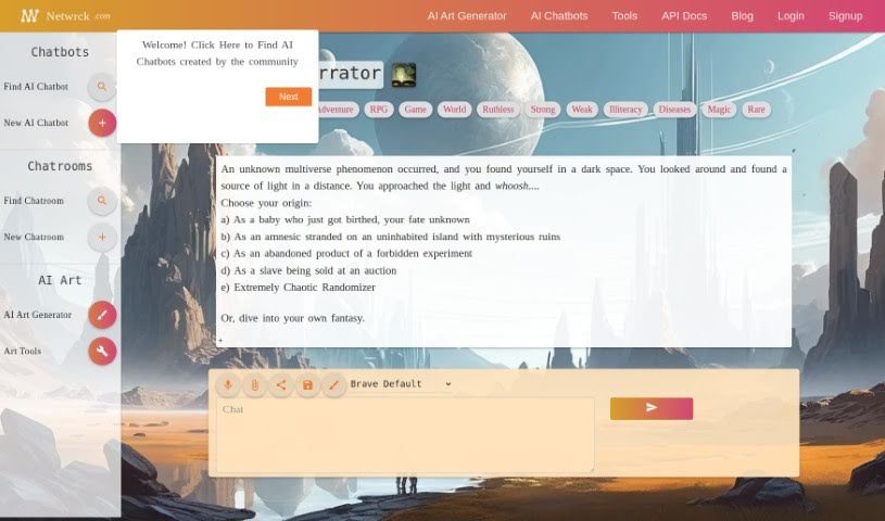 Screenshot of Netwrck