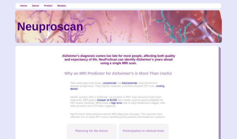 Screenshot of NeuProScan