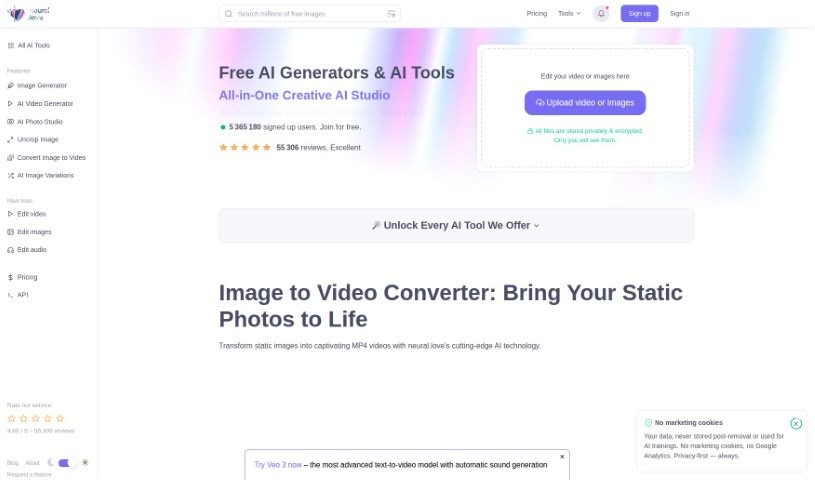 Screenshot of Neural Love