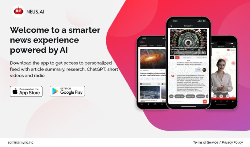 Screenshot of Neus.ai