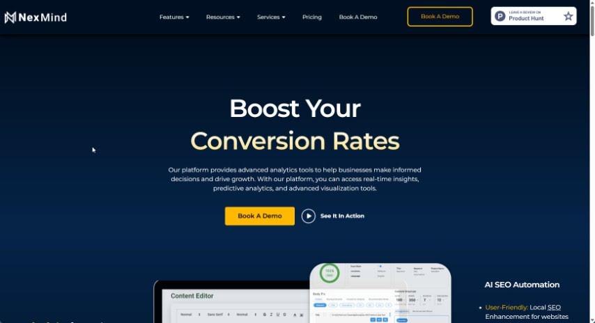 Screenshot of Nexmind