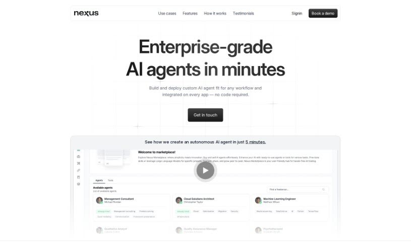 Screenshot of NexusGPT