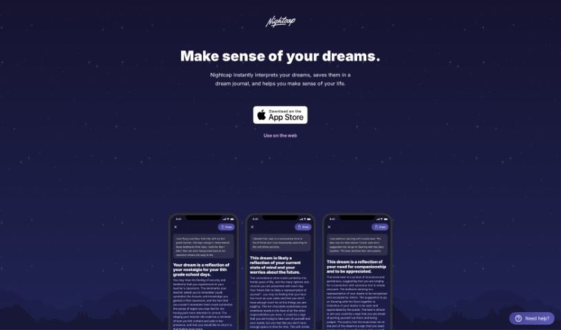 Screenshot of Nightcap Guru