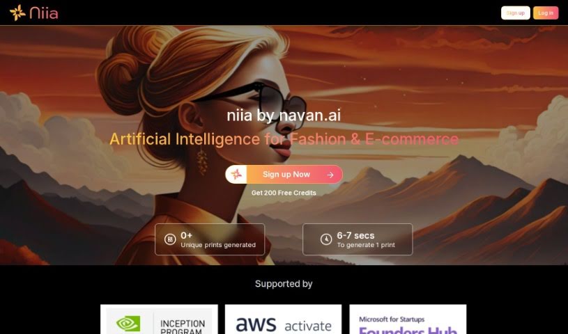 Screenshot of Niia.ai