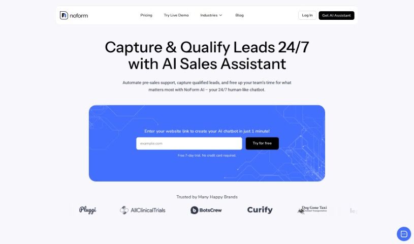 Screenshot of Noform.ai
