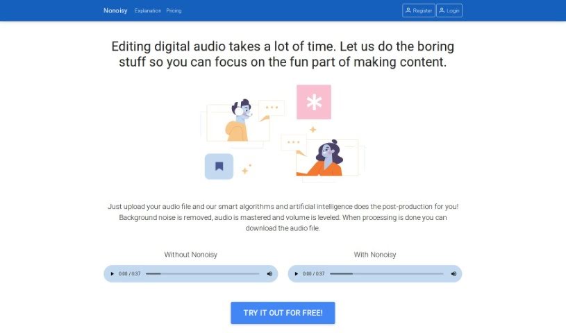 Screenshot of Nonoisy