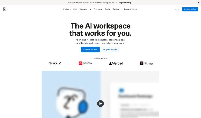 Notion AI screenshot