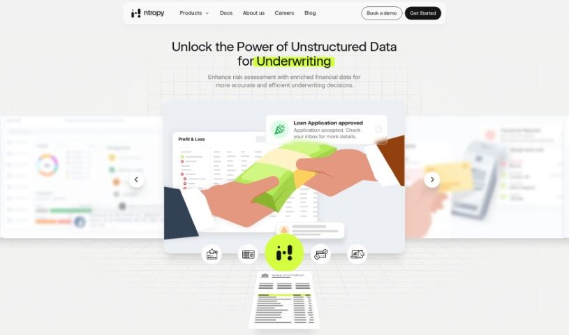 Screenshot of Ntropy
