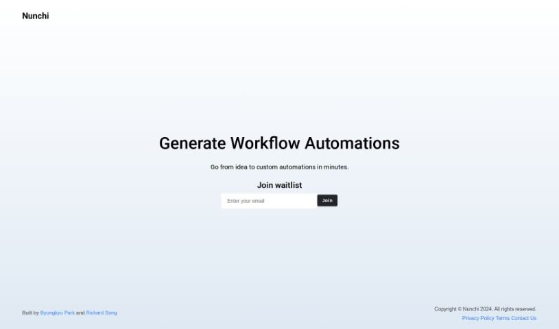 Screenshot of Nunchi