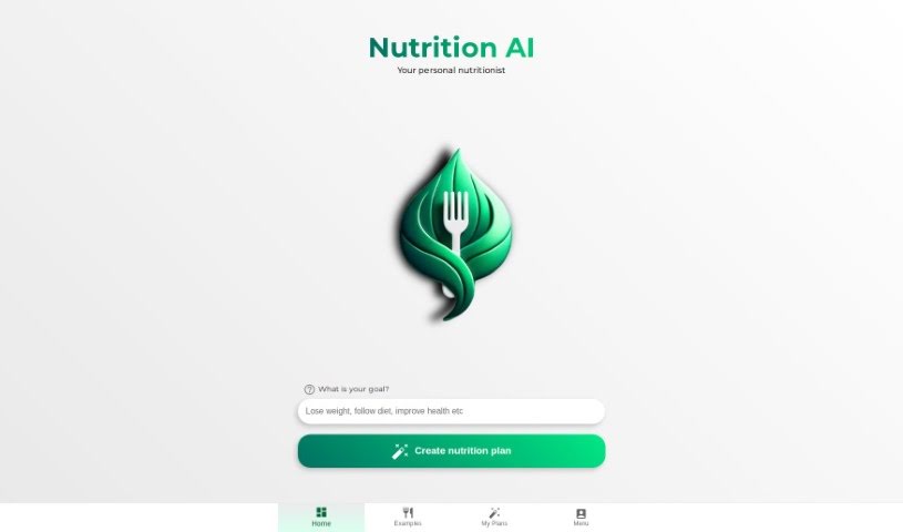 Screenshot of Nutritionai