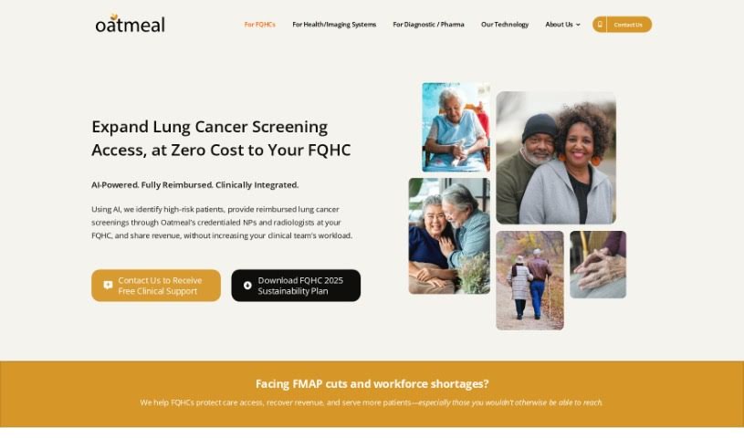 Screenshot of Oatmeal Health