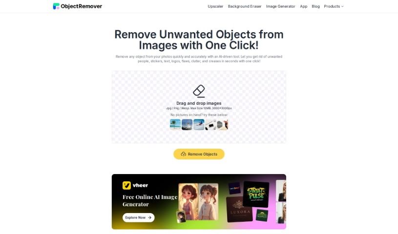 Screenshot of Object Remover