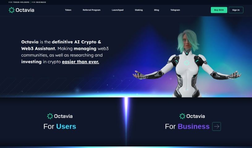 Screenshot of Octavia.one