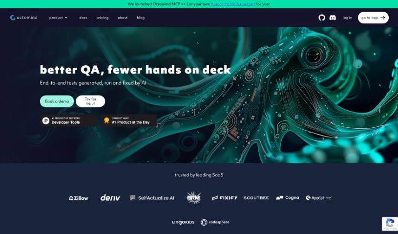 Screenshot of Octomind