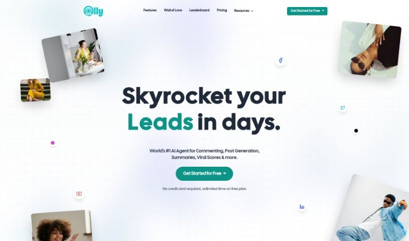 Screenshot of Olly Social