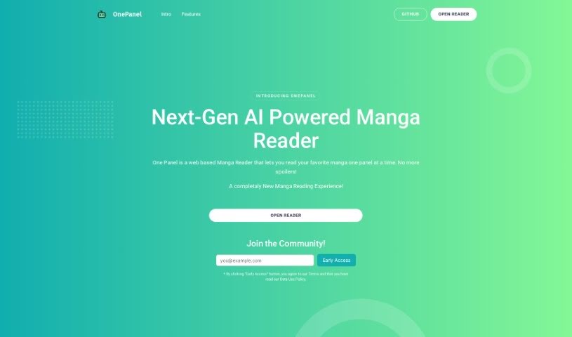 Screenshot of One Panel