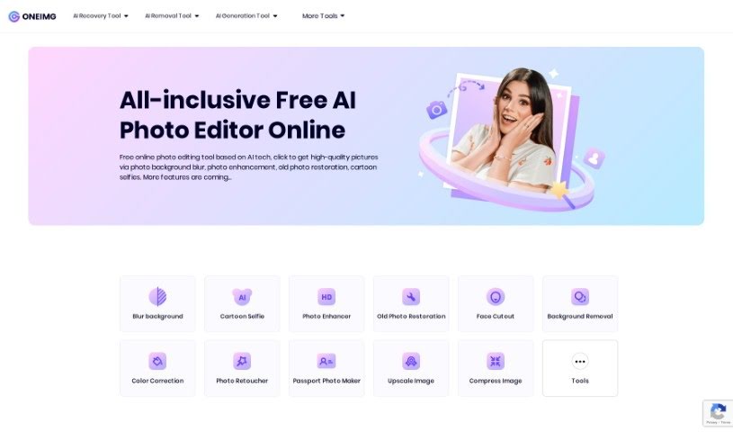 Screenshot of Oneimg