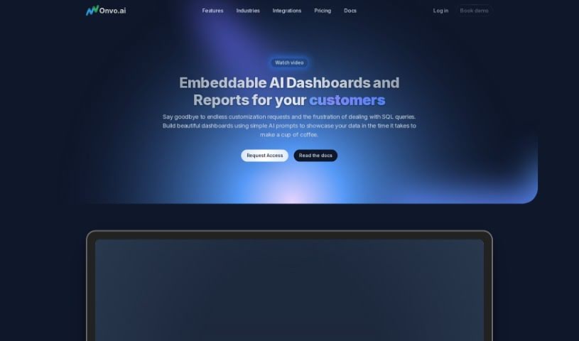 Screenshot of Onvo AI