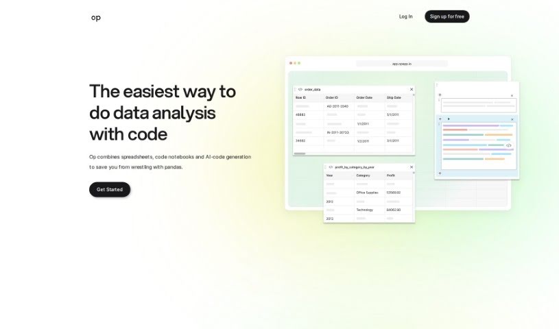 Screenshot of Op App