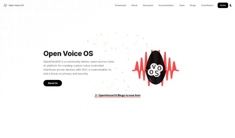 Screenshot of Open Voice Os