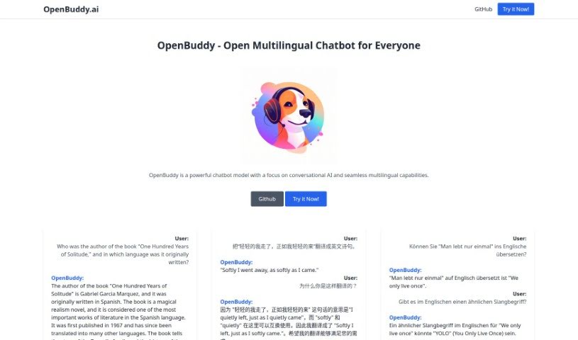 Screenshot of Openbuddy