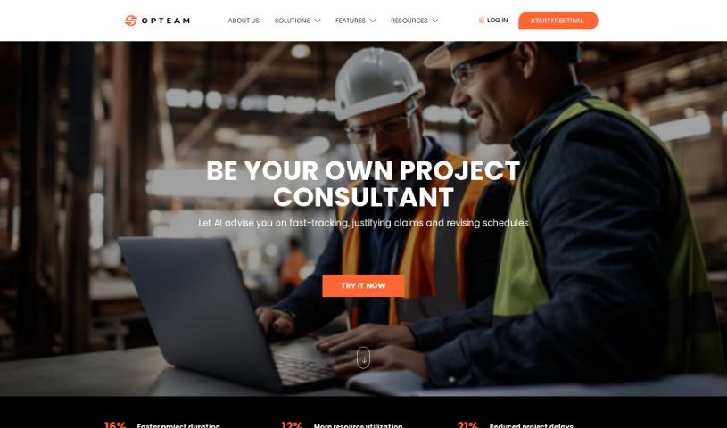 Screenshot of Opteam Plans