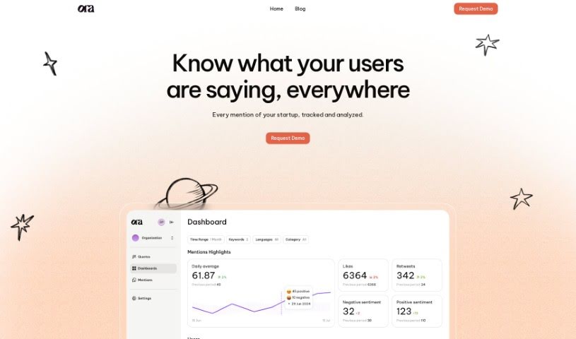 Screenshot of Ora.ai