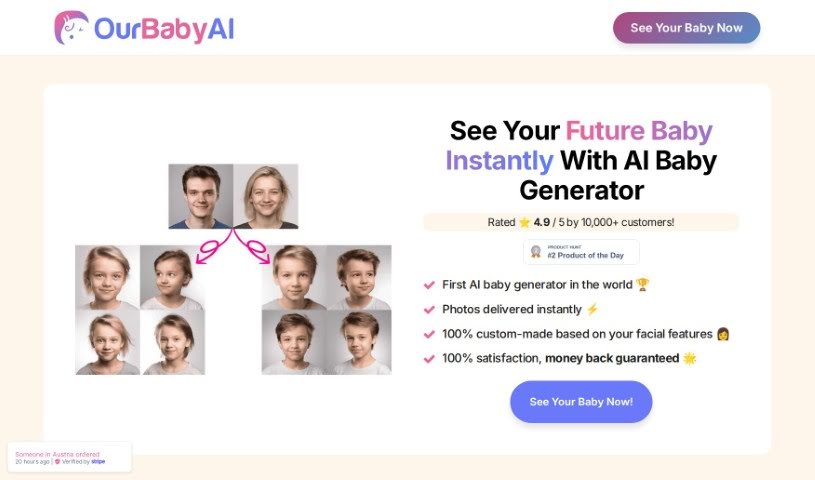 Screenshot of OurBabyAI