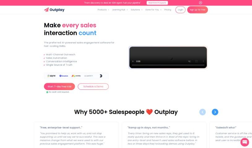 Screenshot of Outplay