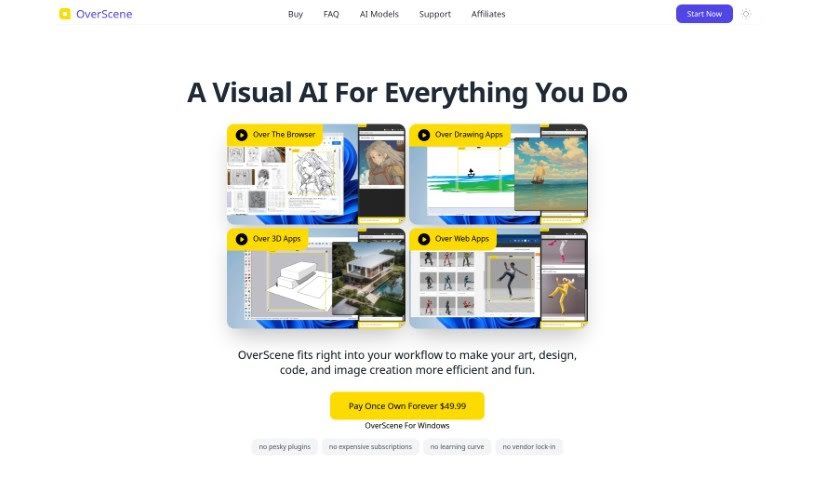 Screenshot of Overscene