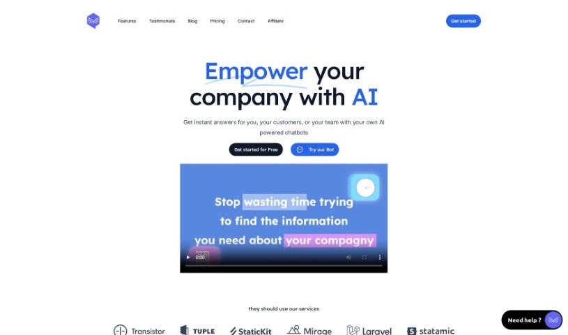 Screenshot of Owlbot