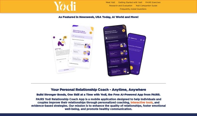 Screenshot of PAIRS Yodi