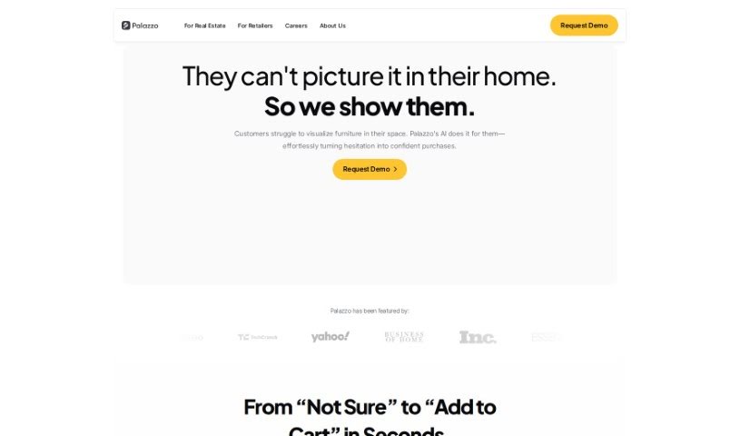 Screenshot of Palazzo