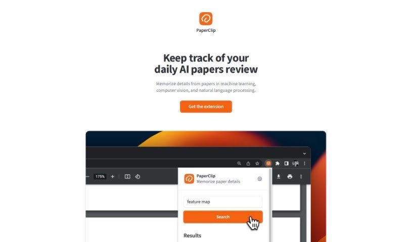 Screenshot of Paperclip