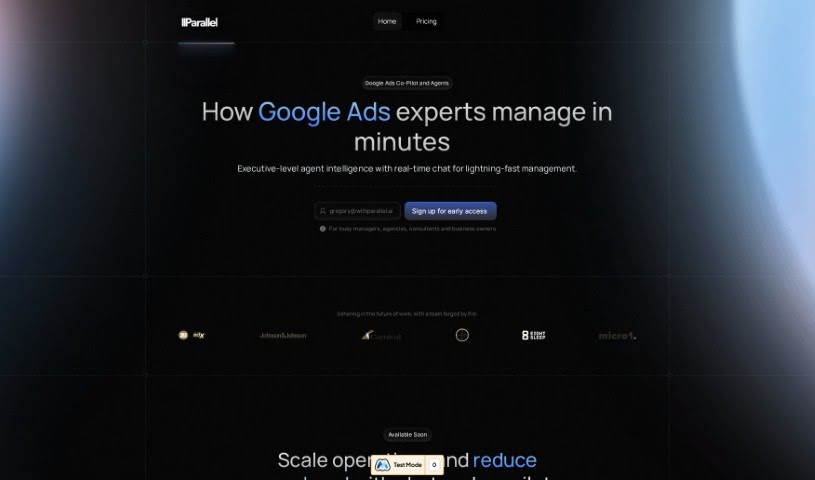 Screenshot of Parallel