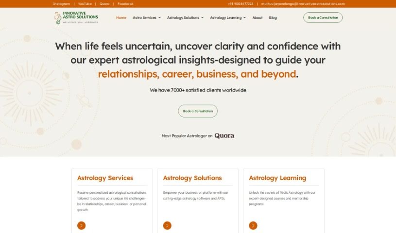 Screenshot of Parasara Jyothish